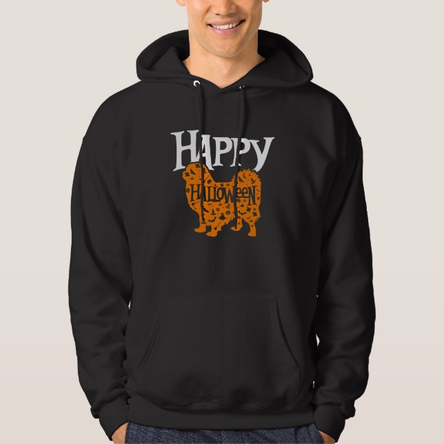 Happy Halloween Tibetan Mastiff Hoodie (Vorderseite)