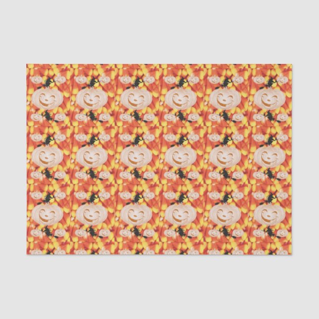 Happy Halloween Tissue, Pumpkin Seidenpapier (Vorderseite)