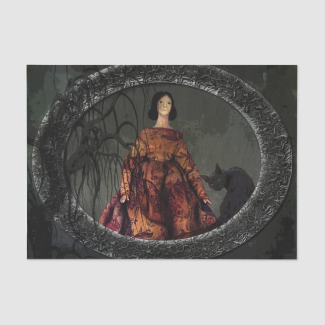 Happy Halloween-Tissue Seidenpapier (Vorderseite)