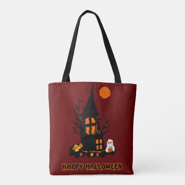 Happy Halloween Tote Bag (Rückseite)
