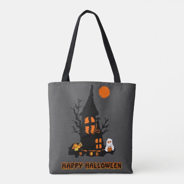Happy Halloween Tote Bag (Rückseite)