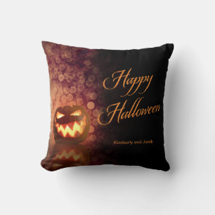 Happy Halloween Trick oder Treat Jack O'Lantern Kissen