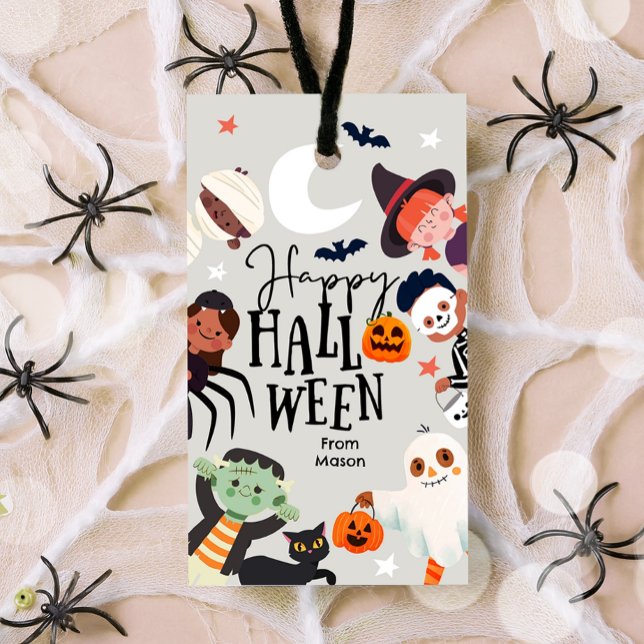 Happy Halloween Trick oder Treat Kids Ghost Geburt Geschenkanhänger (Von Creator hochgeladen)
