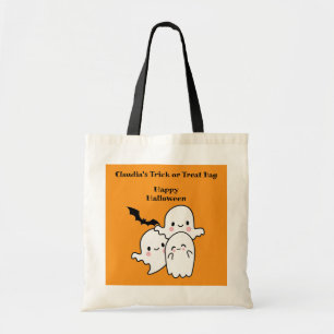 Happy Halloween TRICK oder TREAT Personalize Tragetasche
