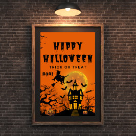 Happy Halloween Trick oder Treat Poster
