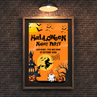 Happy Halloween Trick oder Treat Poster