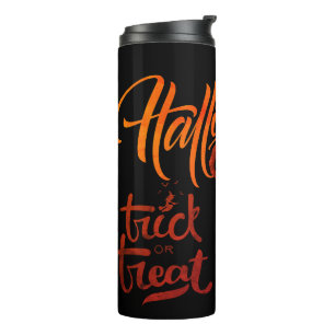 Happy Halloween Trick oder Treat Pumpkin Thermosbecher