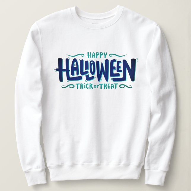 Happy Halloween Trick oder Treat Sweatshirt (Design vorne)