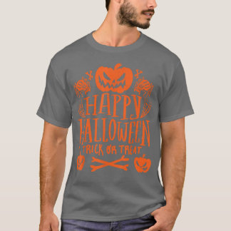 Happy Halloween TrickorTreat Pumpkin Design für Ki T-Shirt