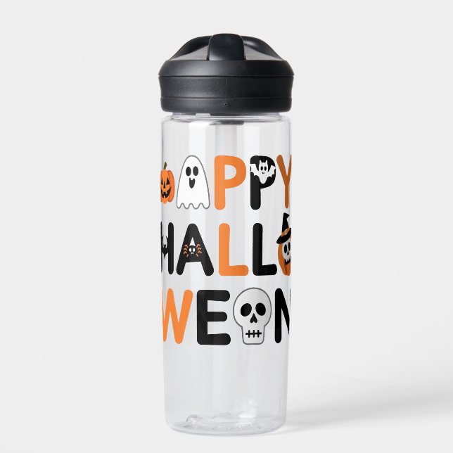 Happy halloween  trinkflasche (Vorderseite)