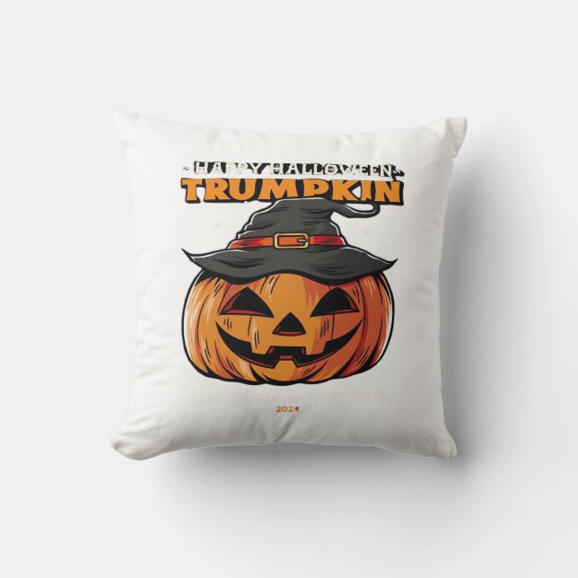 Happy Halloween Trumpkin Classic Kissen (Vorderseite)