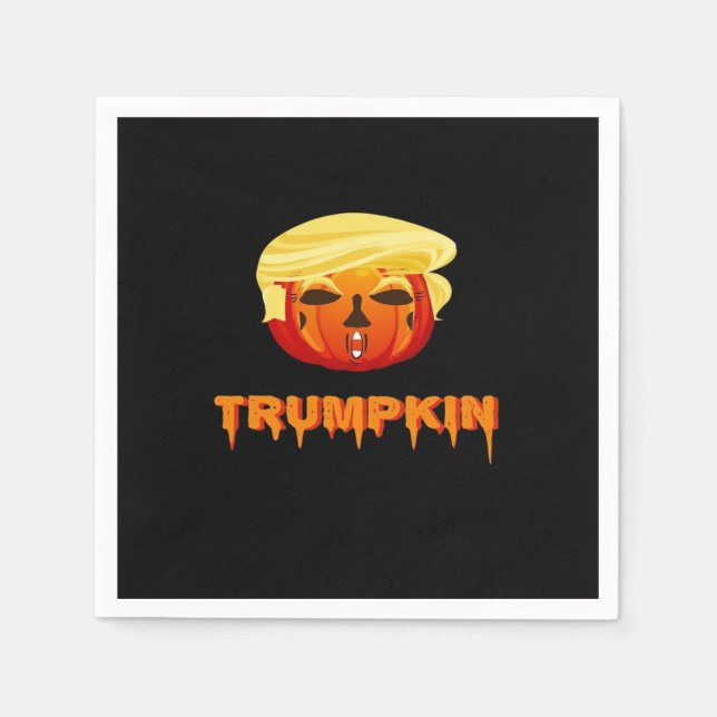 Happy Halloween - Trumpkin Classic Serviette (Vorderseite)