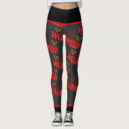 Happy Halloween Typografie Leggings