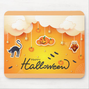 Happy Halloween über den Wolken Mousepad