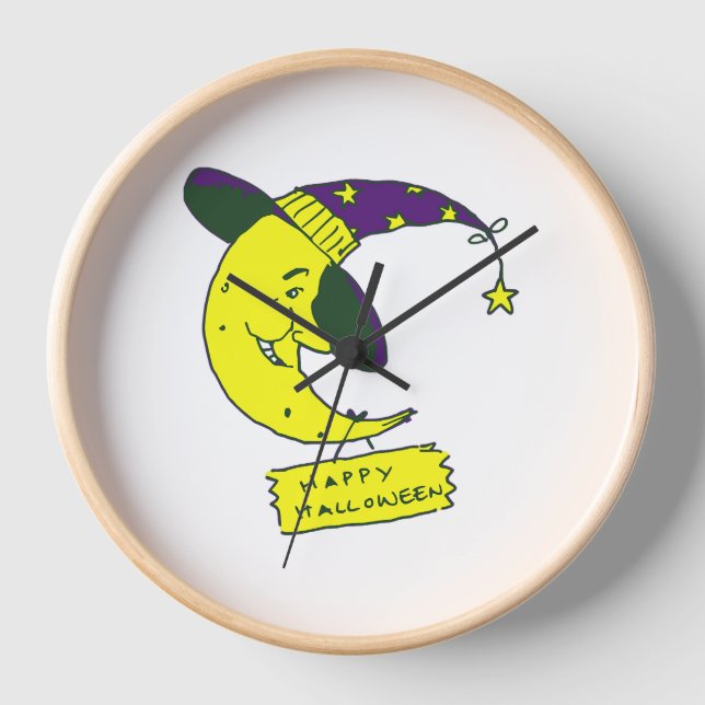 Happy Halloween Uhr (Vorderseite)