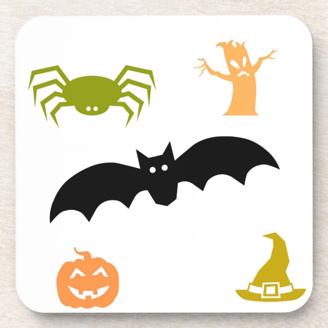 Happy Halloween Untersetzer (Vorderseite)