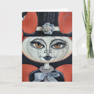 Happy Halloween Vampircard Karte