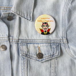 Happy Halloween / Vampire Button