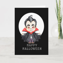 Happy Halloween - Vampire Card Karte