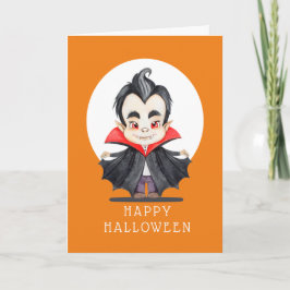 Happy Halloween - Vampire Card Karte