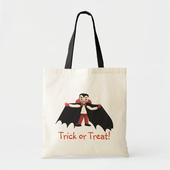 Happy Halloween Vampire Tragetasche (Vorne)