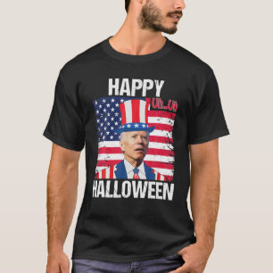 Happy Halloween verwirrte Joe Biden Funny Happy 4. T-Shirt