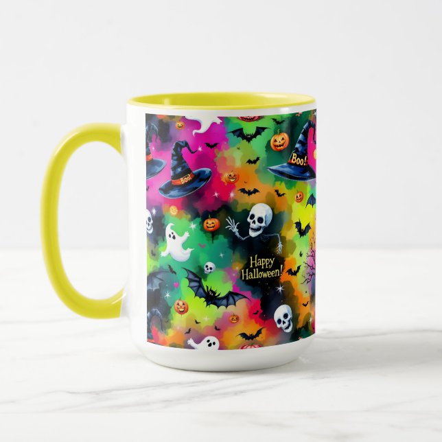 Happy Halloween von Natasha Us Tasse (Links)