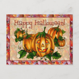 HAPPY HALLOWEEN von SHARON SHARPE Postkarte