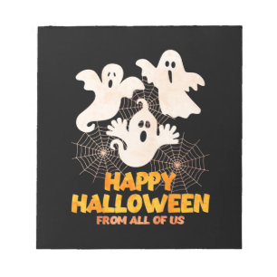 Happy Halloween von uns allen Notizblock