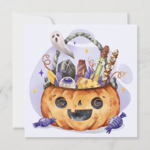 Happy Halloween Weihnachtskarte Feiertagskarte
