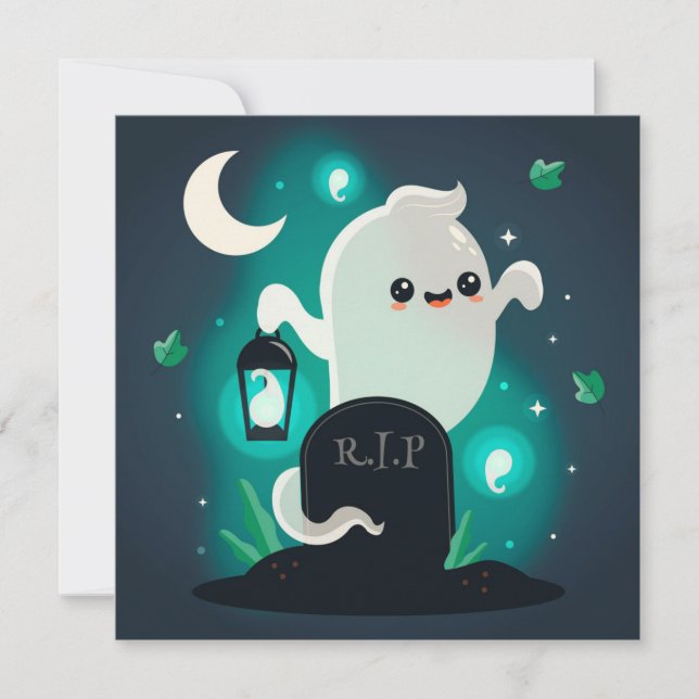 Happy Halloween Weihnachtskarte Feiertagskarte (Vorderseite)