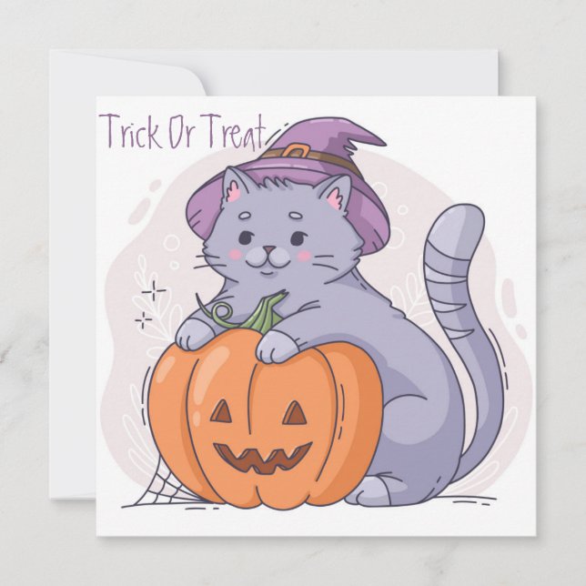 Happy Halloween Weihnachtskarte Feiertagskarte (Vorderseite)