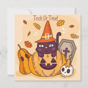 Happy Halloween Weihnachtskarte Feiertagskarte