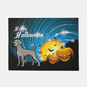 Happy Halloween Weimaraner Fußmatte