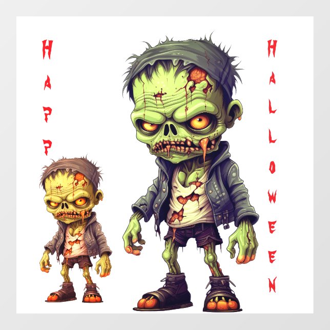 Happy Halloween Window Cling Fensteraufkleber (Blatt)