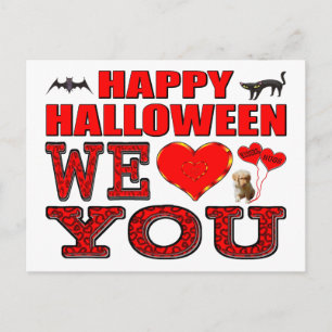 Happy Halloween Wir Liebe Sie Postkarte