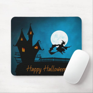 Happy Halloween Witch Mouse Pad Mousepad