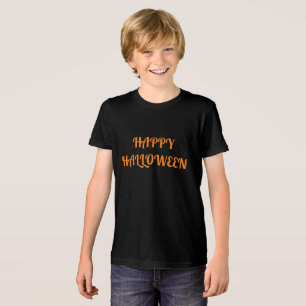 Happy Halloween Women's Orange Black Tri-Blend Shirt
