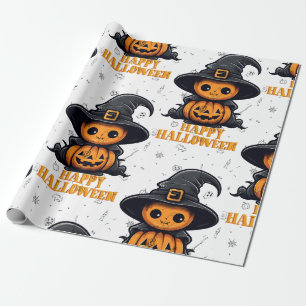 Happy Halloween Wrapping Paper Geschenkpapier