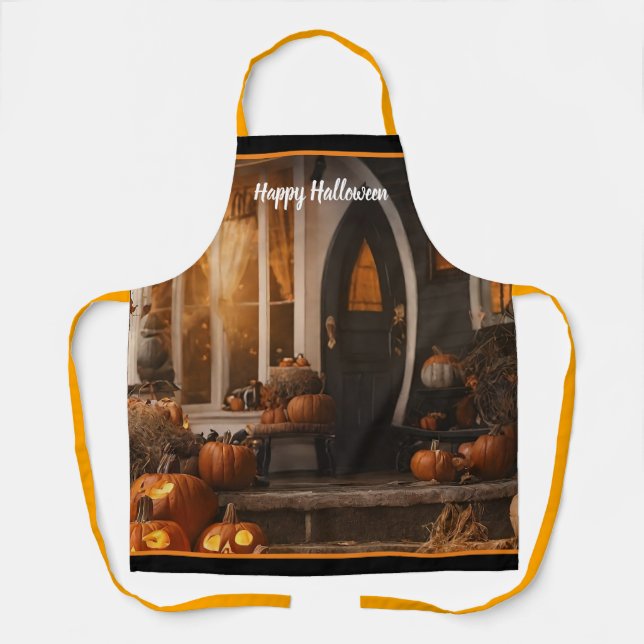 Happy Halloween Zuhause Collection Schürze (Vorderseite)