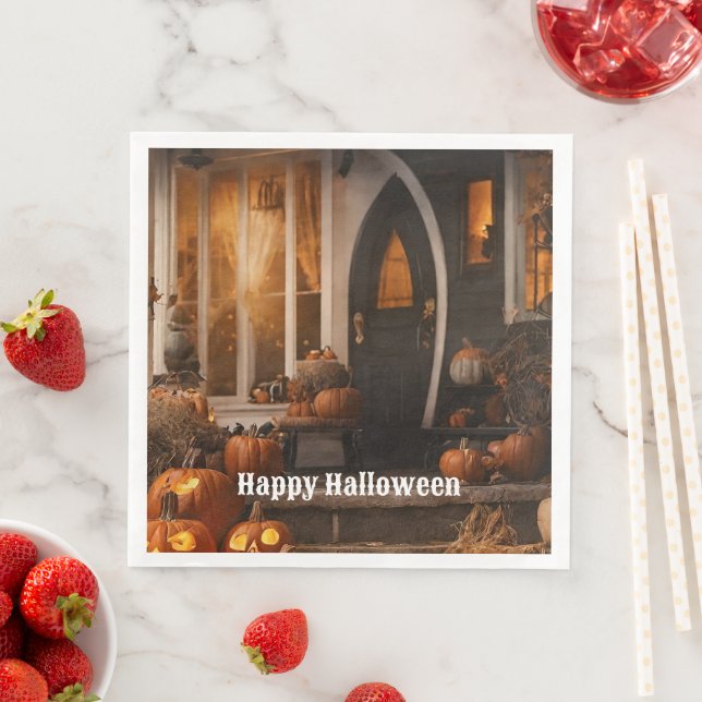 Happy Halloween Zuhause Collection Serviette (Beispiel)