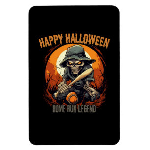 Happy Halloween, Zuhause Run, Baseball Magnet