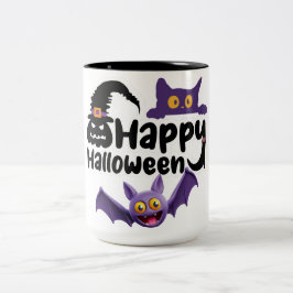 Happy Halloween Zweifarbige Tasse