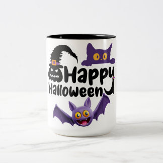 Happy Halloween Zweifarbige Tasse