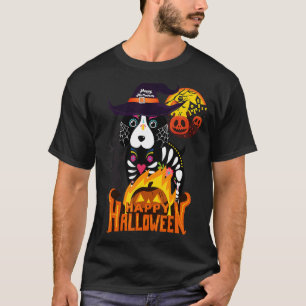 Happy Halloweenie Dackel Mummy Dackel Dog Trick T-Shirt
