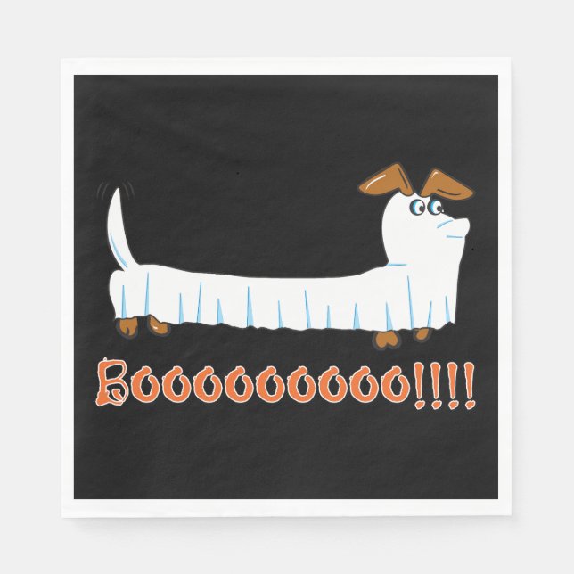 Happy Halloweiner Serviette (Vorderseite)