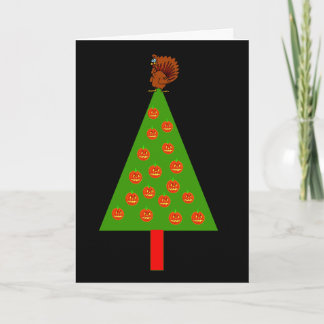 HAPPY HALLOWGIVEMAS FEIERTAGSKARTE