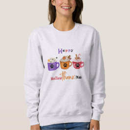 Happy Hallowthanksmas Hallowthanxmas Holiday Sweatshirt