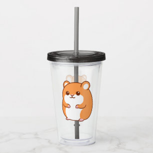 Happy Hamster Acrylic Tumbler Acryltrinkbecher