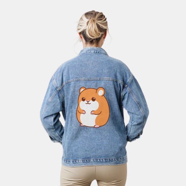 Happy Hamster Denim Jacket Jeansjacke (Modell)
